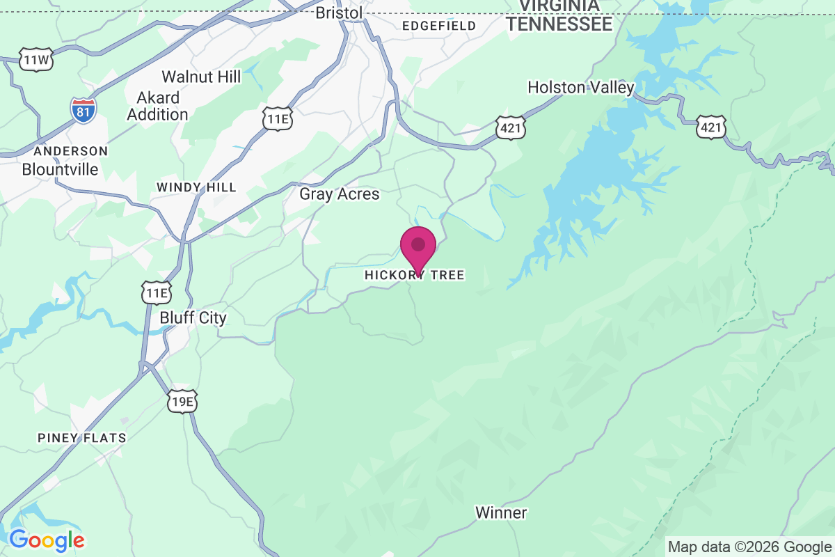 Hickory Tree map