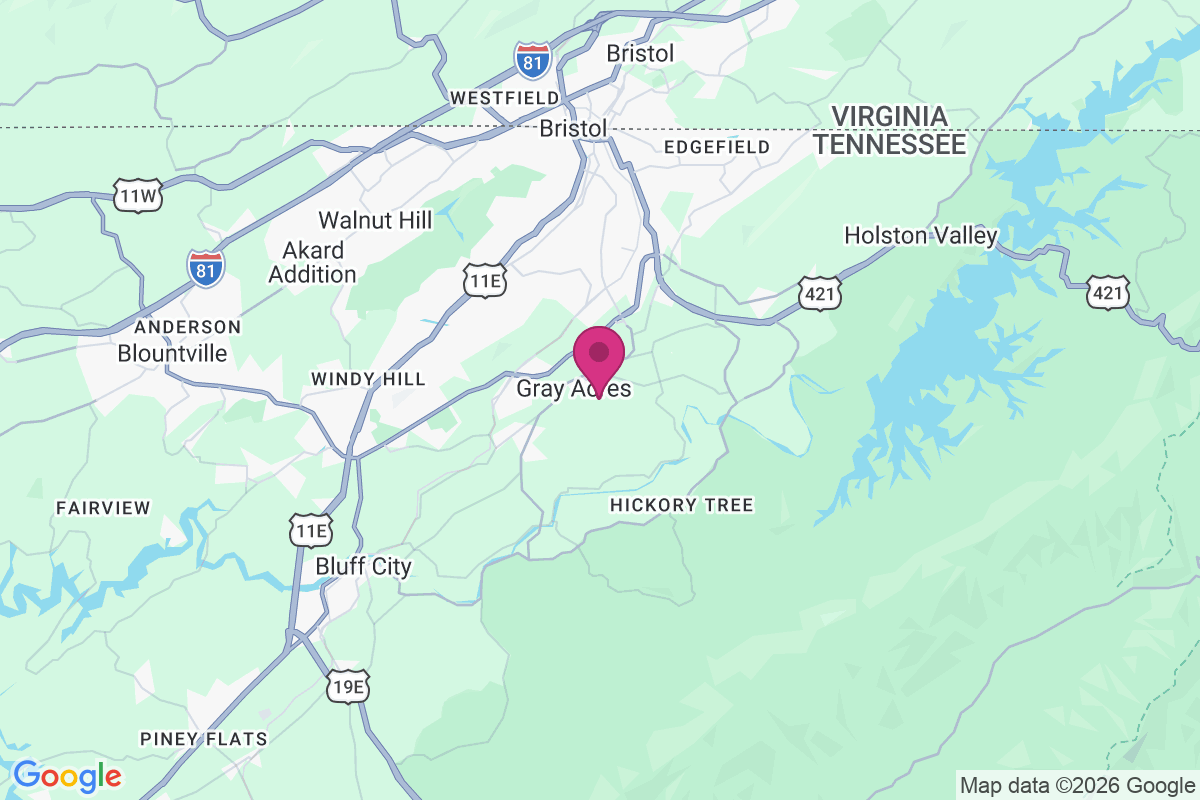 Gray Acres map