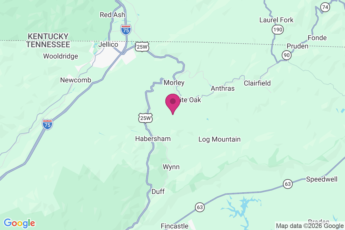 Little White Oak map