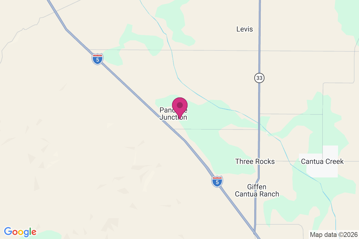 Panoche Junction map