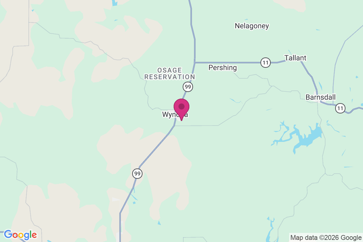 Wynona map
