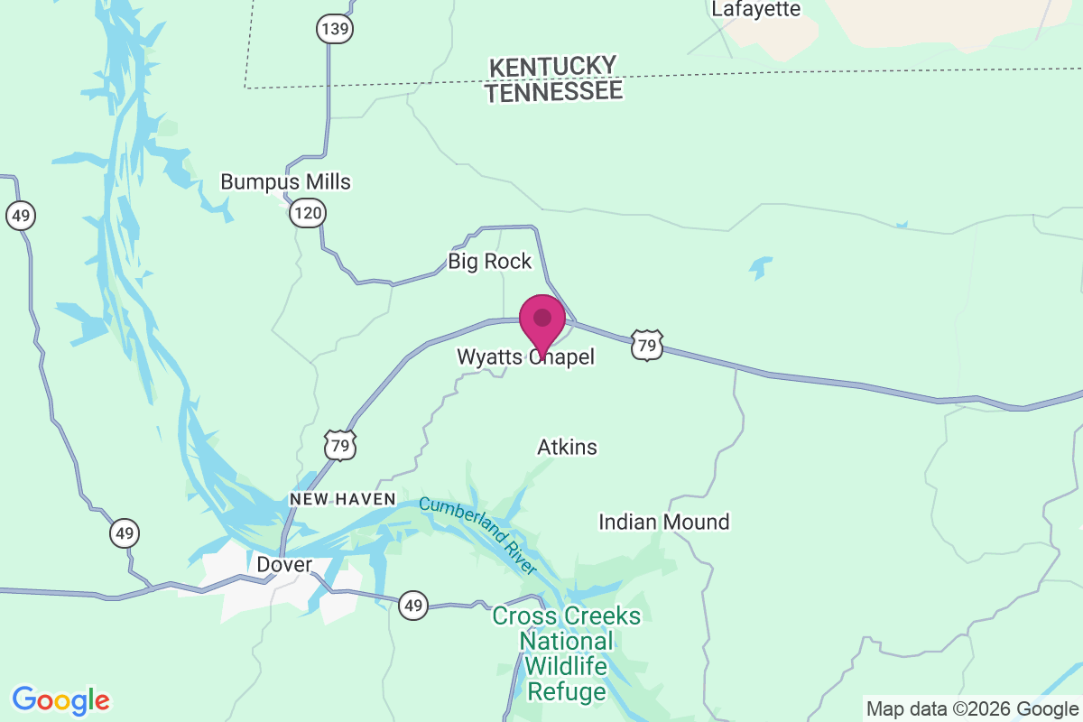 Wyatts Chapel map