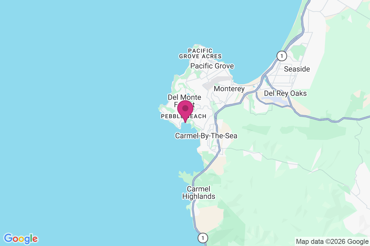 Pebble Beach map