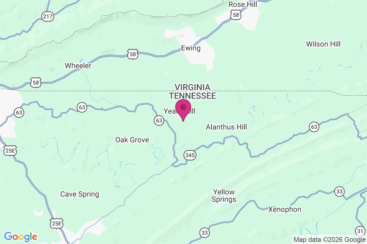 Yeary Mill map