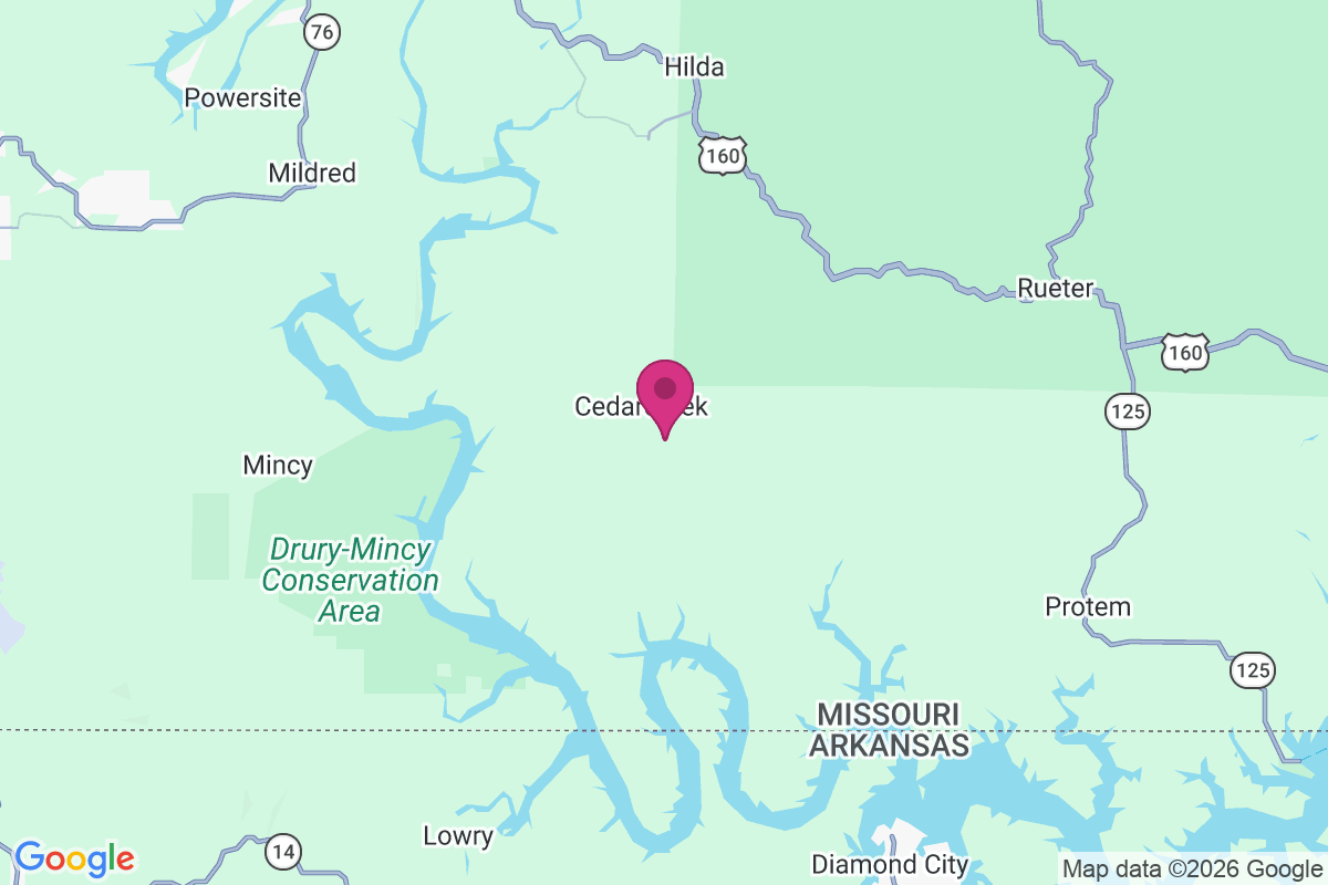 Cedarcreek map