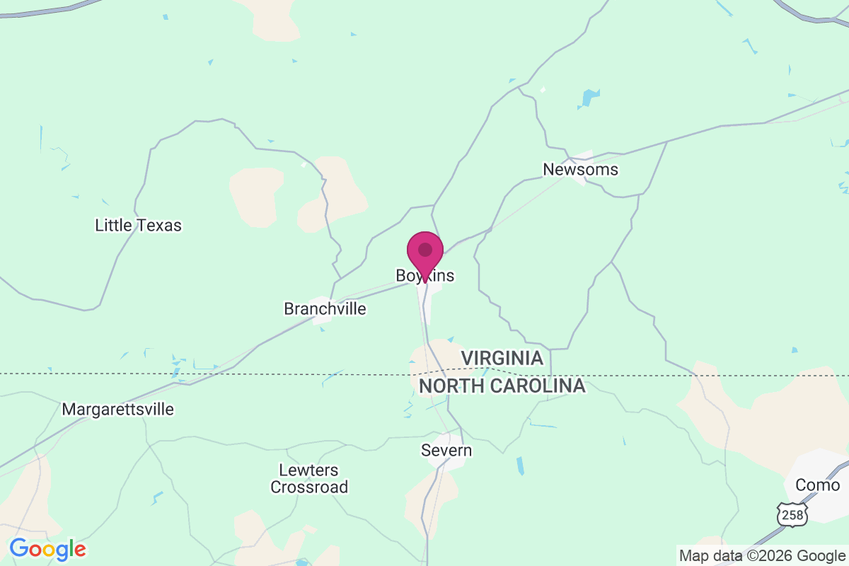 Boykins map
