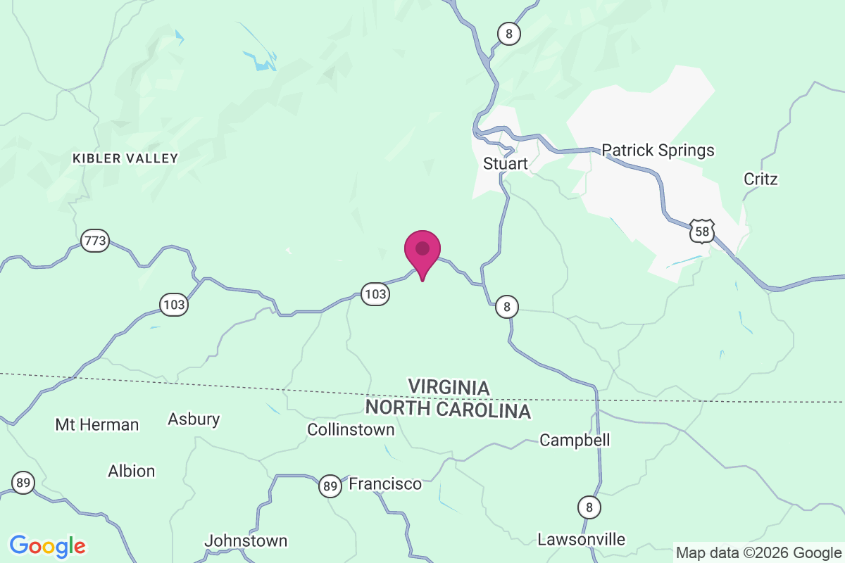 Peters Creek map