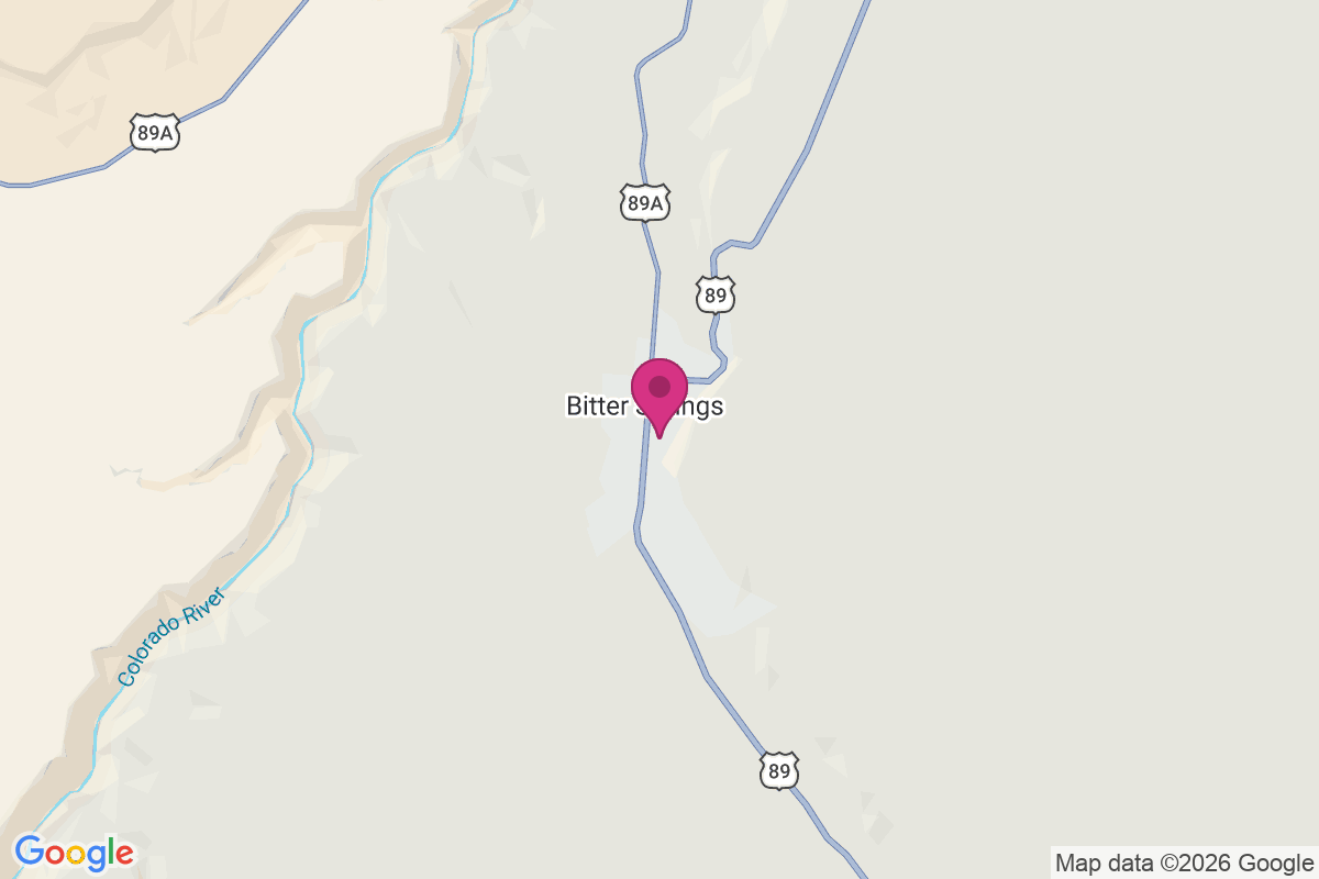 Bitter Springs map