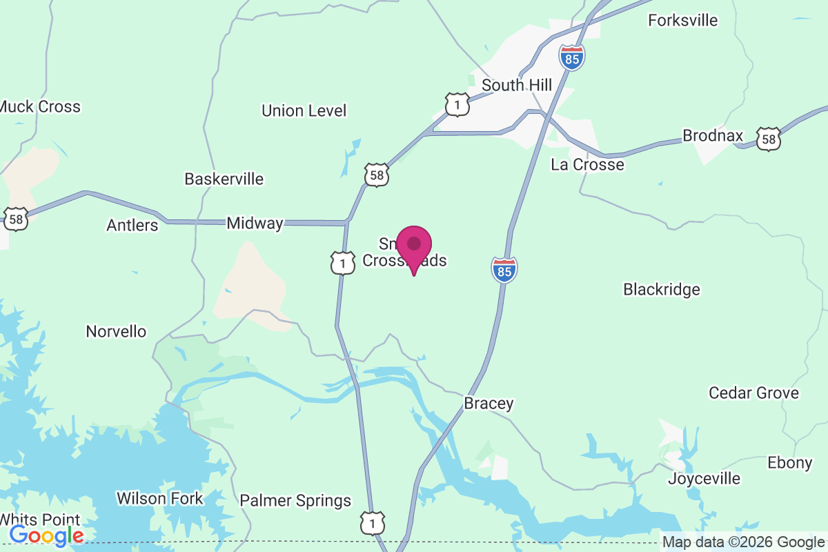 Smiths Crossroads map