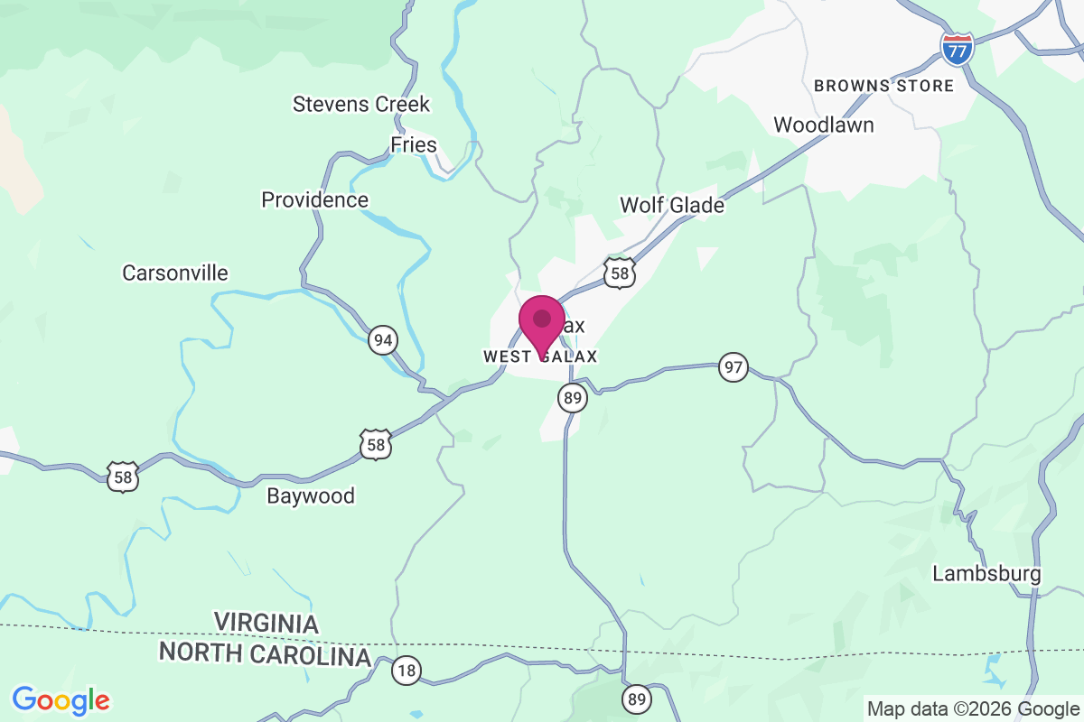 West Galax map