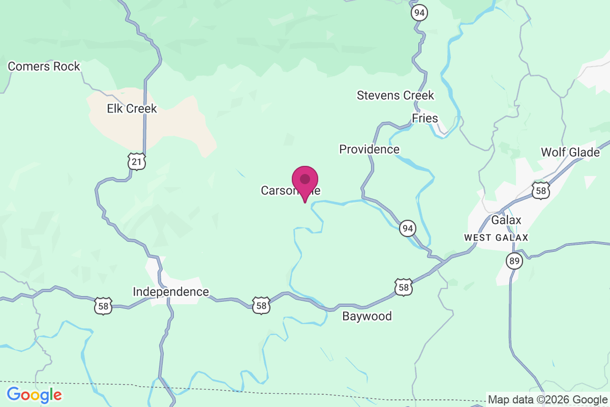 Carsonville map