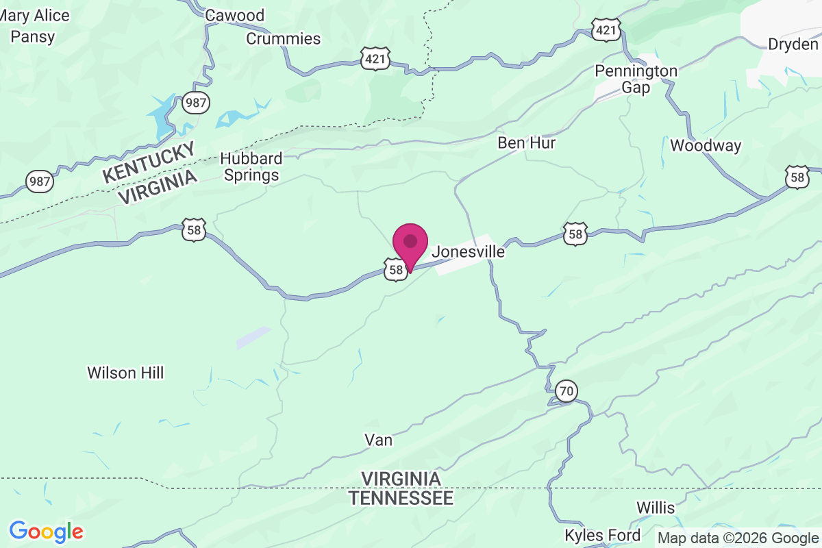 Jonesville Camp Ground map
