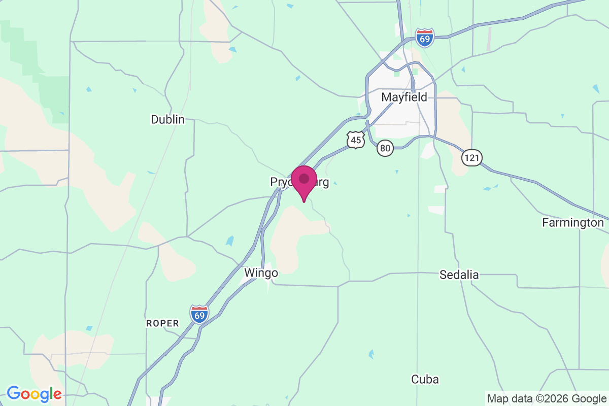 Pryorsburg map