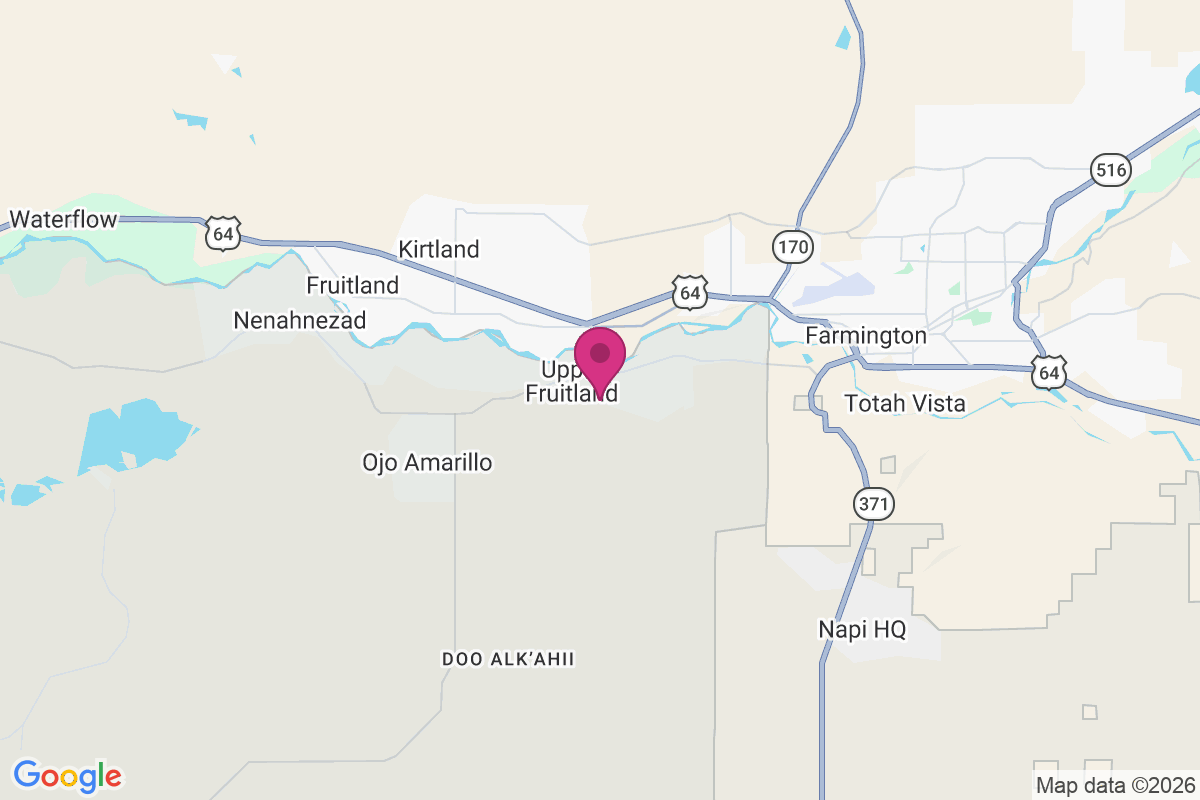 Upper Fruitland map