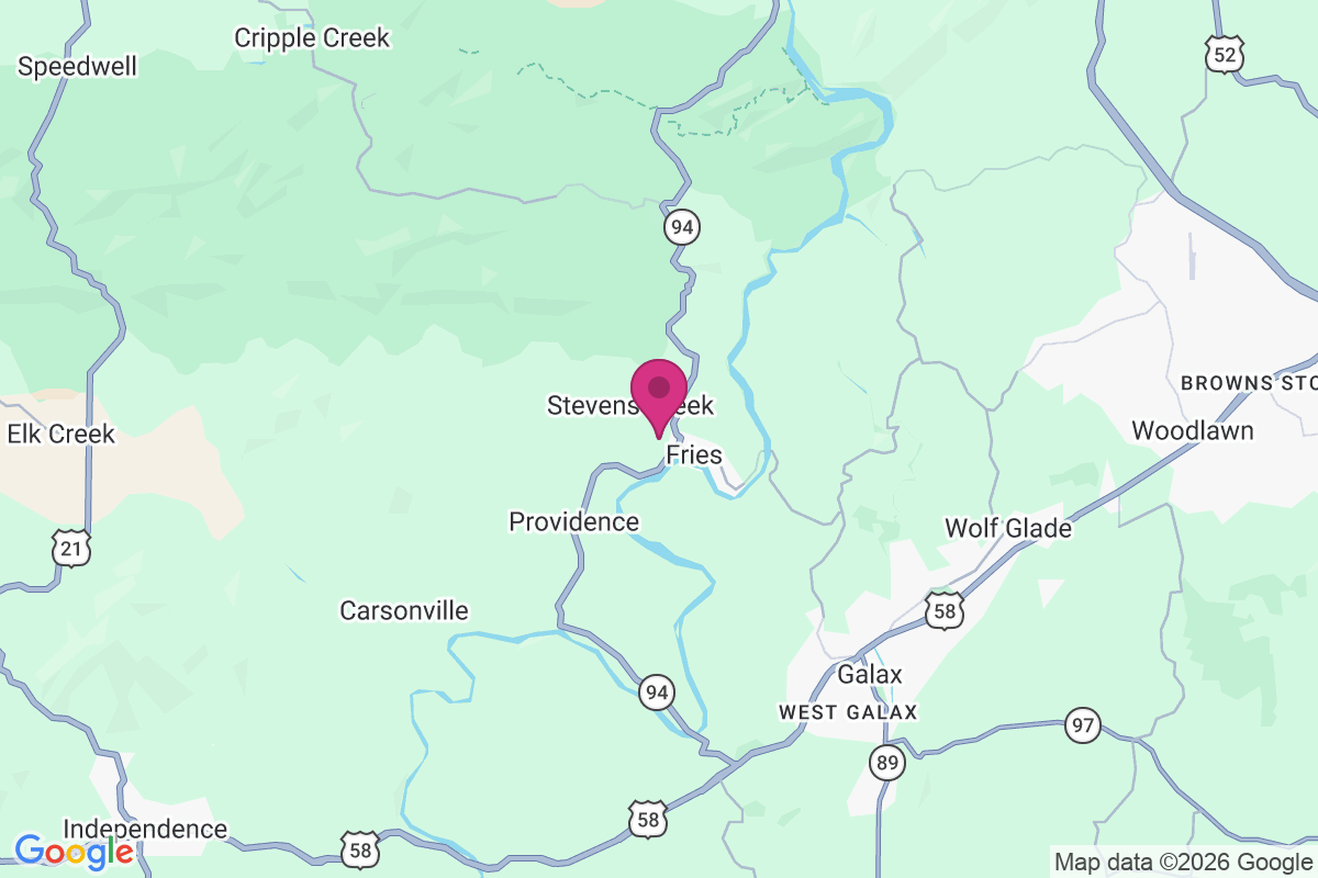 Stevens Creek map