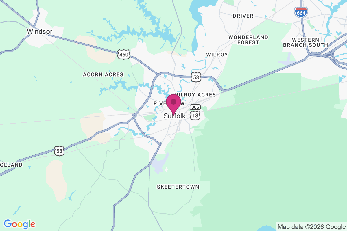 Suffolk map