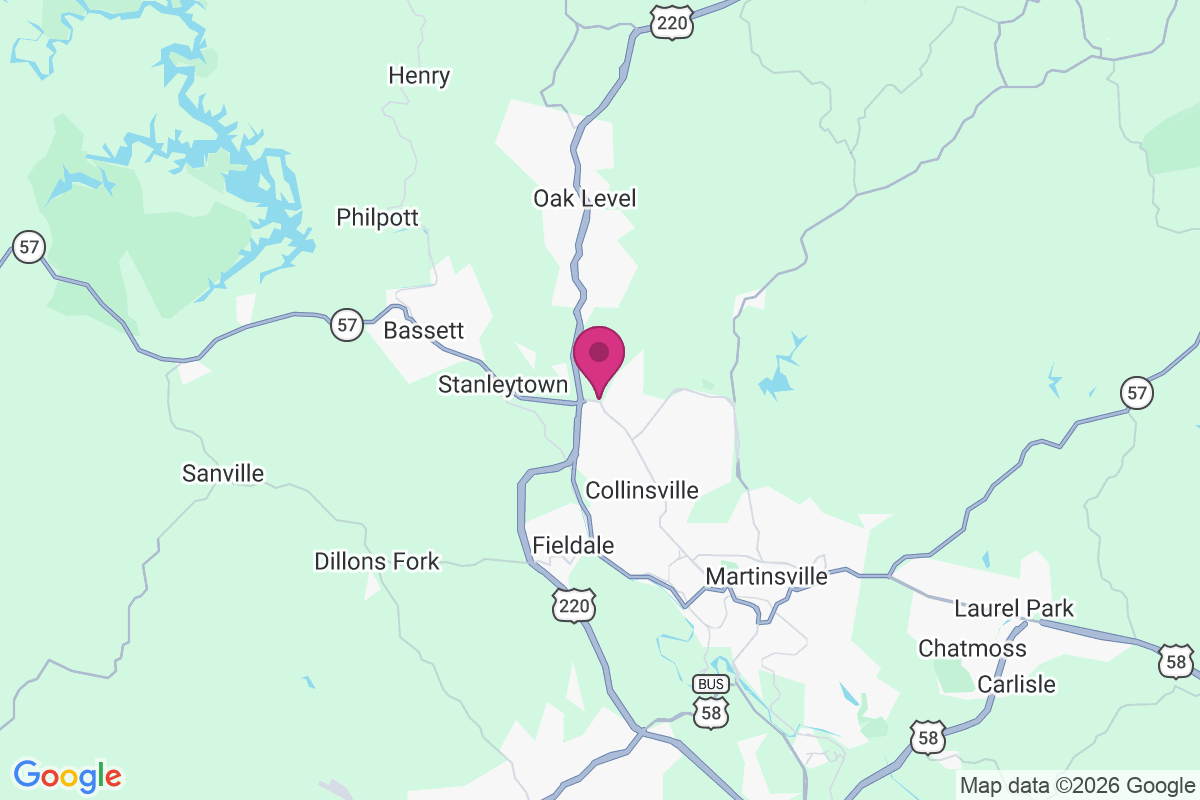 Bassett Forks map