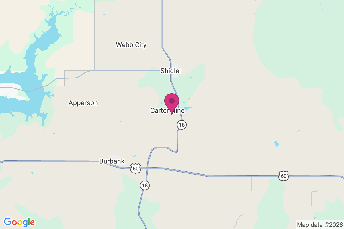 Carter Nine map