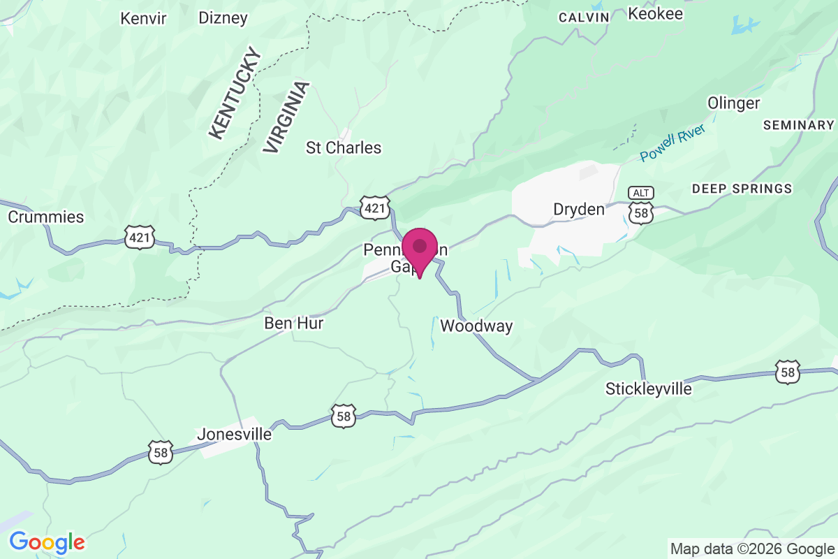 Pennington Gap map