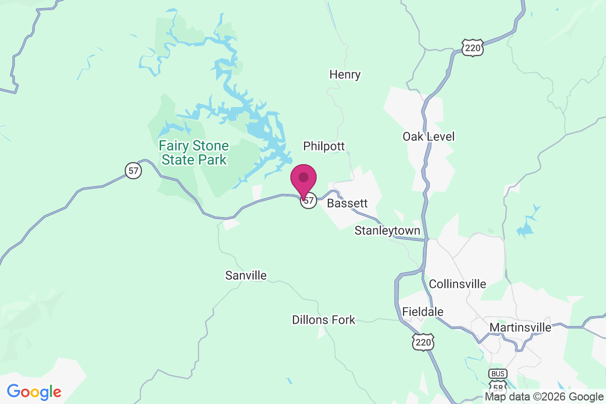 West Bassett map