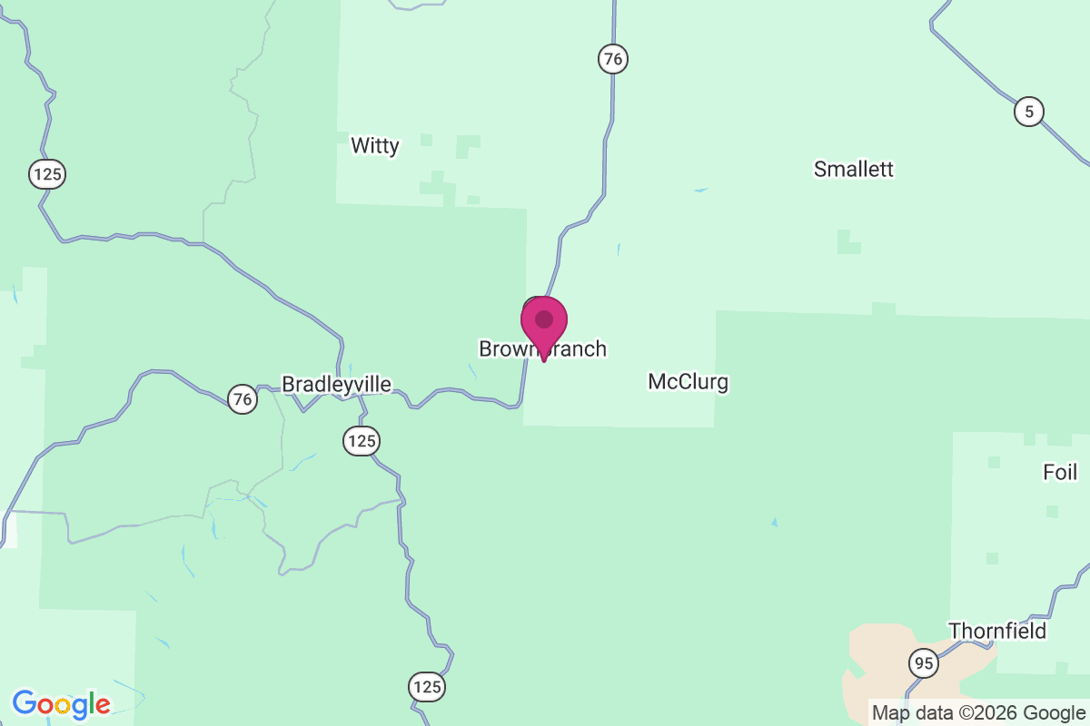 Brownbranch map