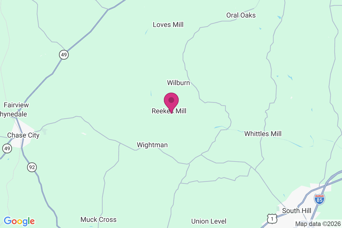 Reekes Mill map