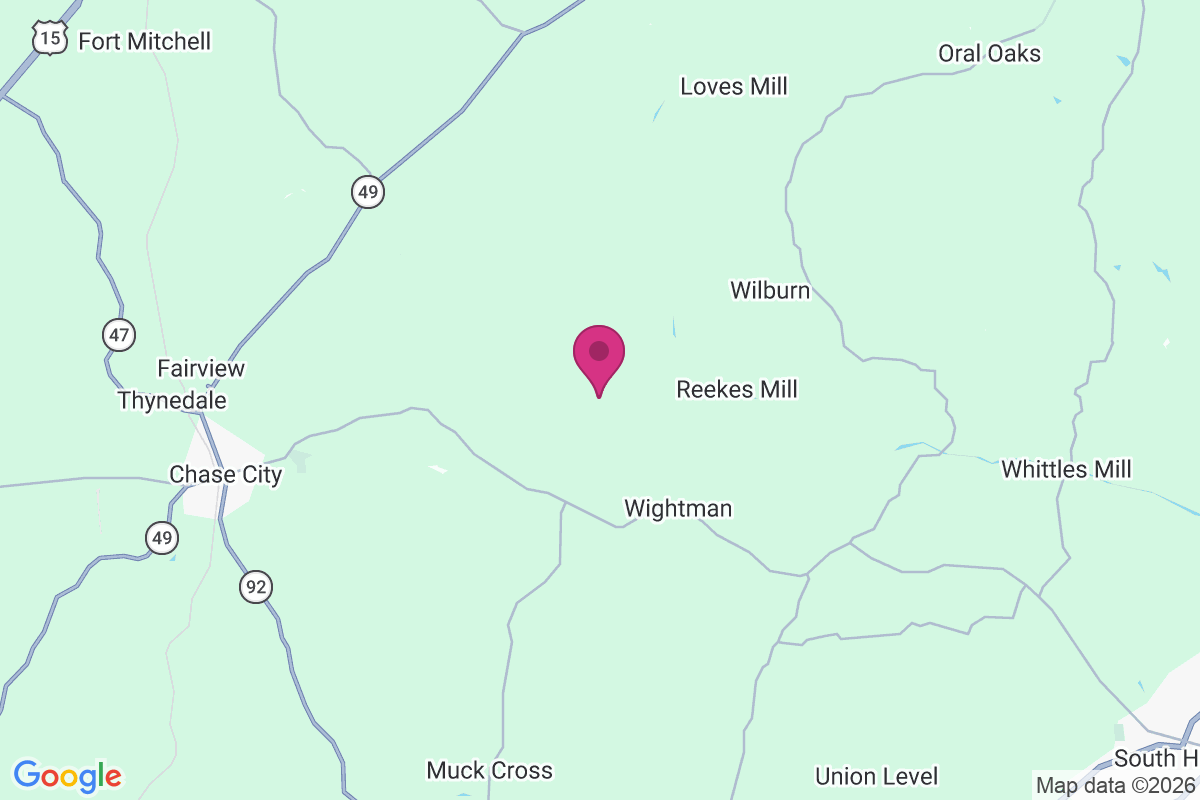 Cox Corner map