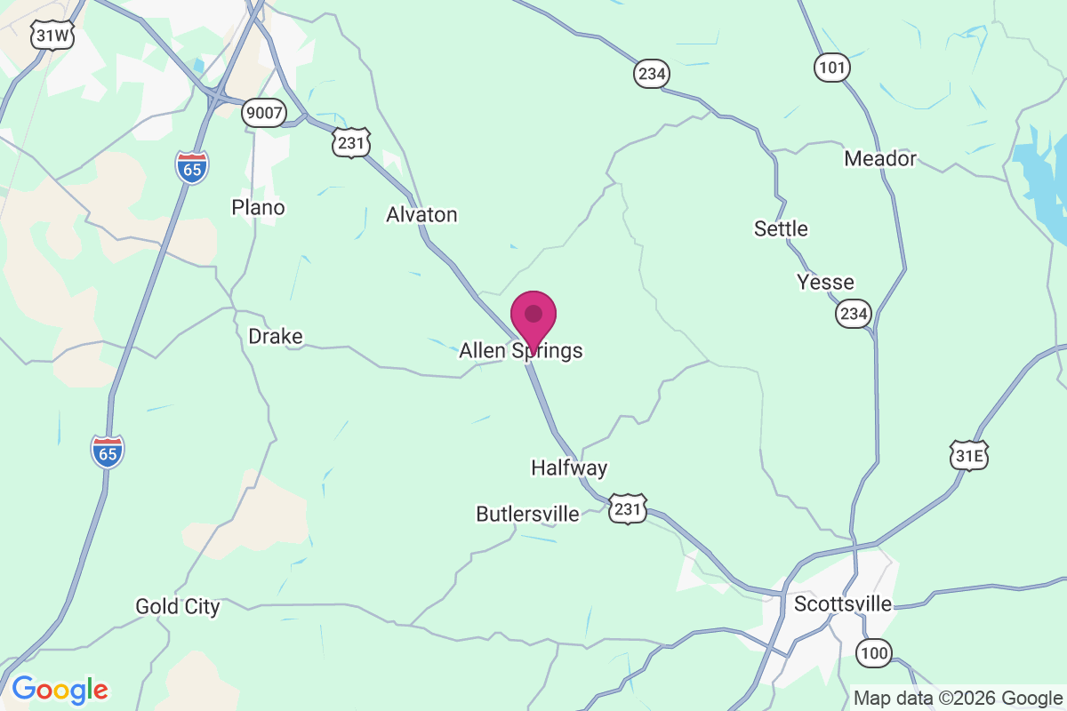 Allen Springs map