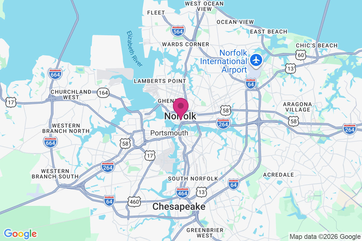 Norfolk map
