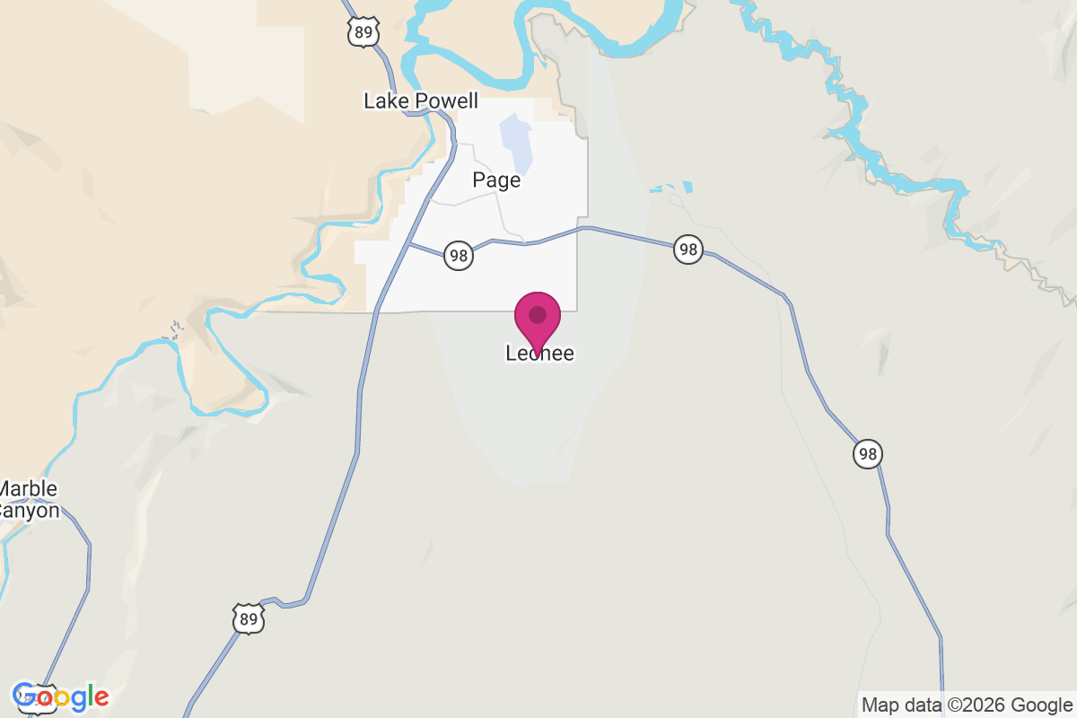LeChee Chapter map