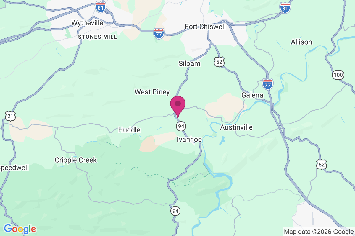 Porters Crossroads map
