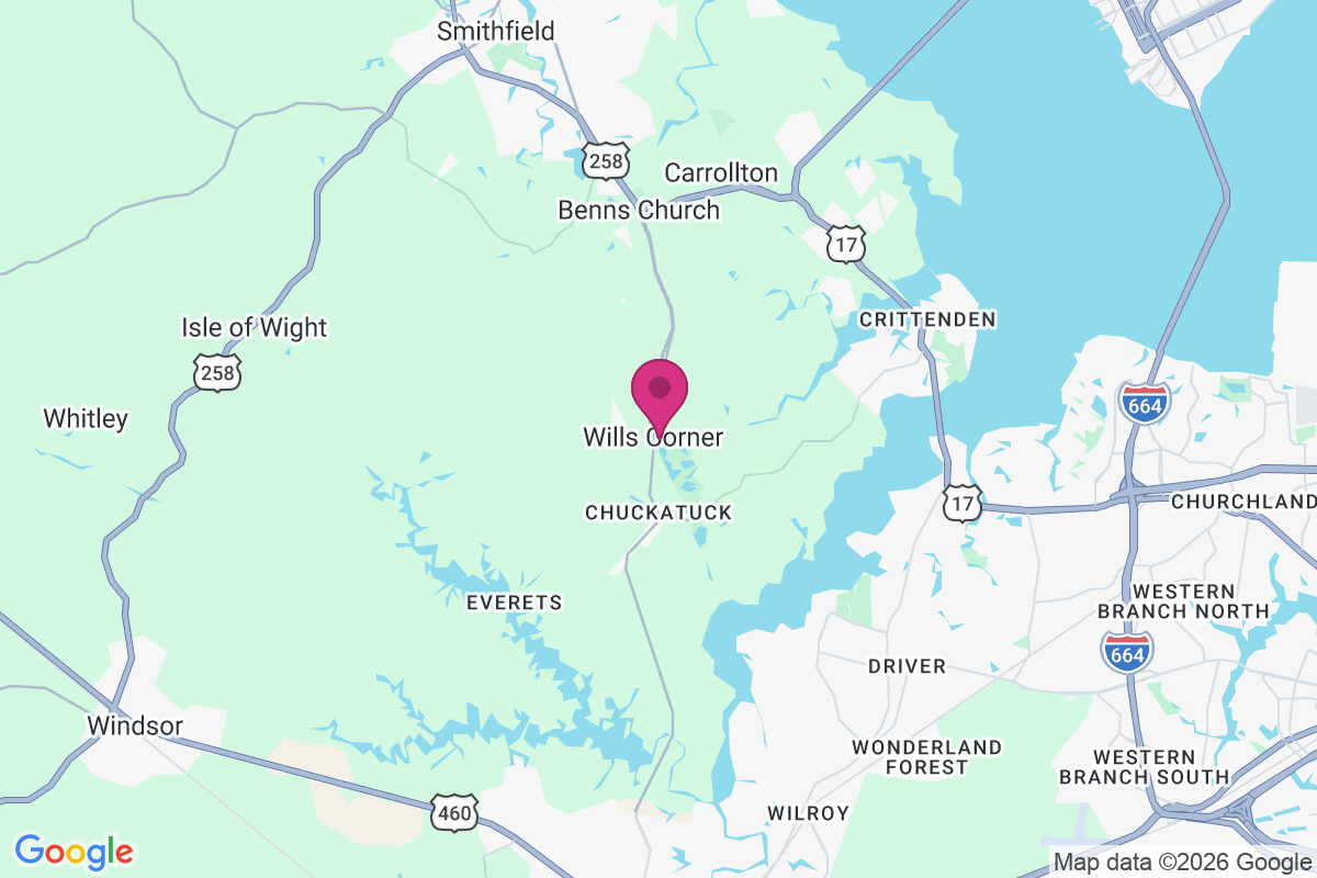 Wills Corner map