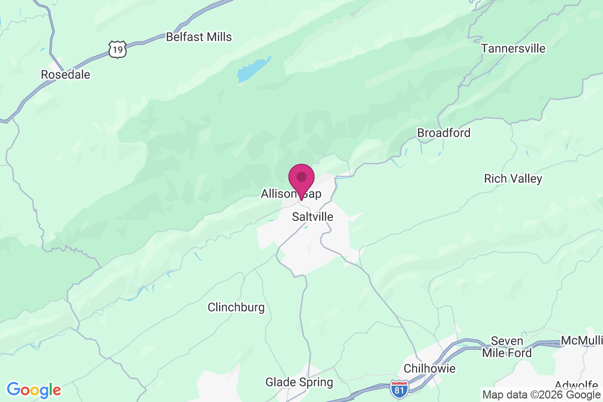 Allison Gap map