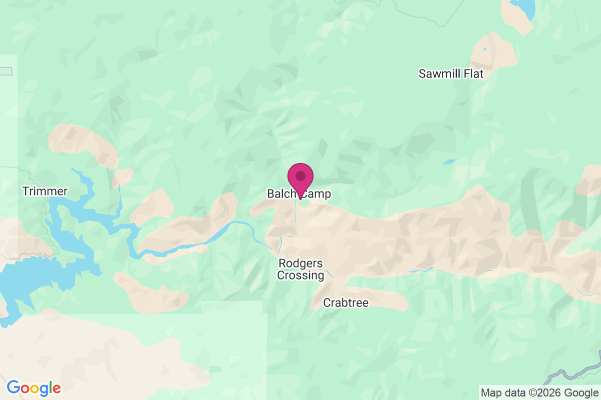 Balch Camp map