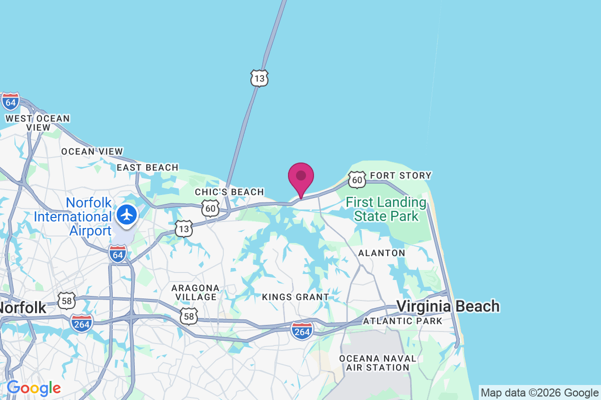 Lynnhaven Shores map