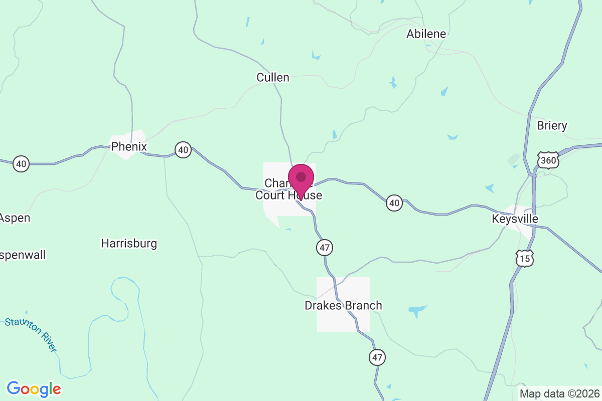 Charlotte Court House map
