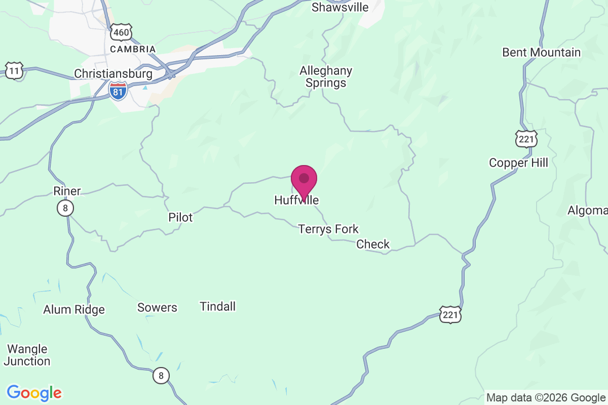 Huffville map