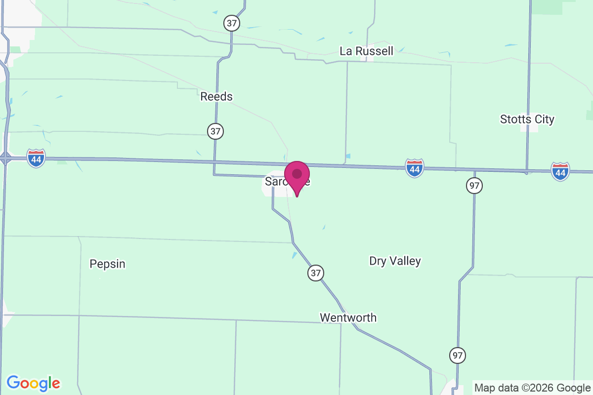 Sarcoxie map