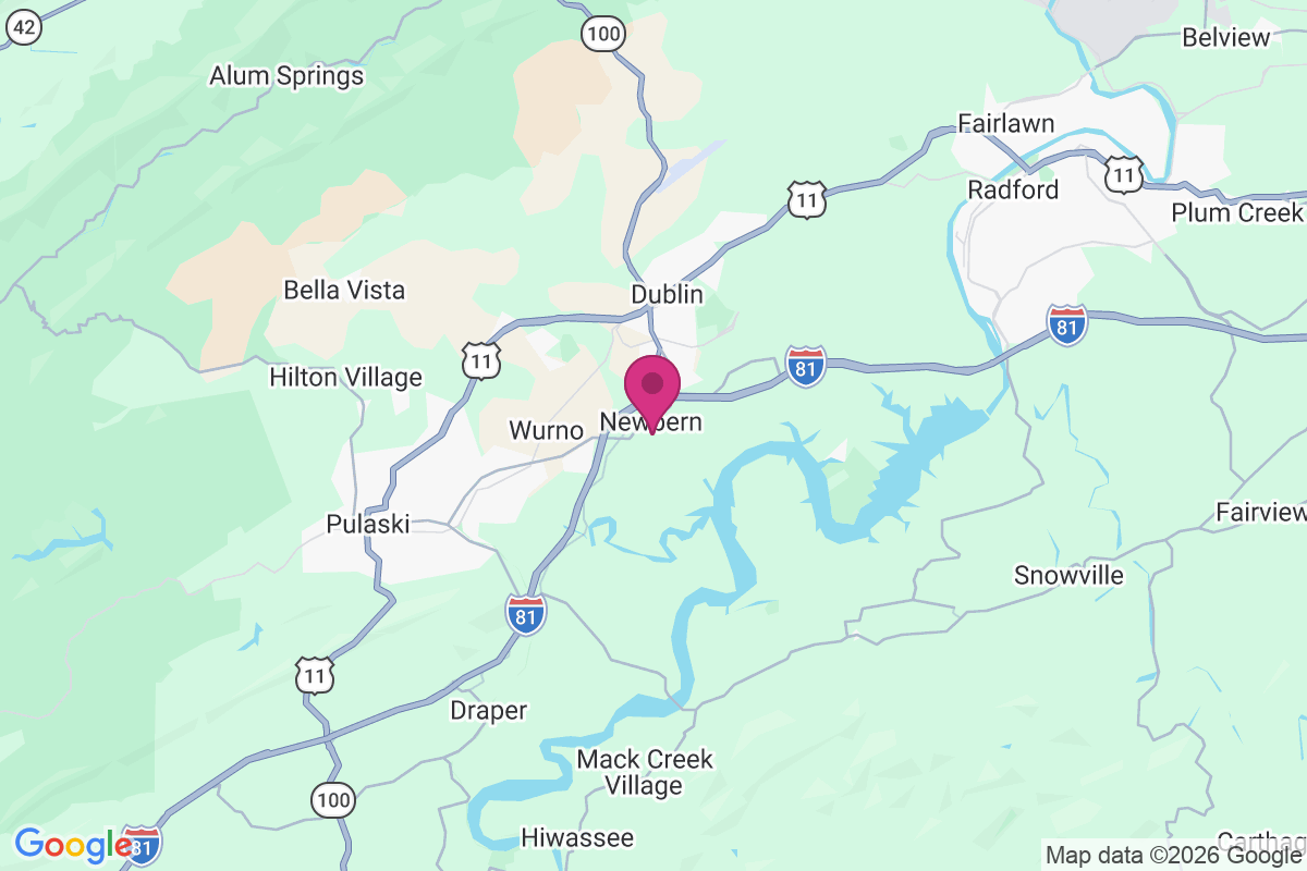 Newbern map