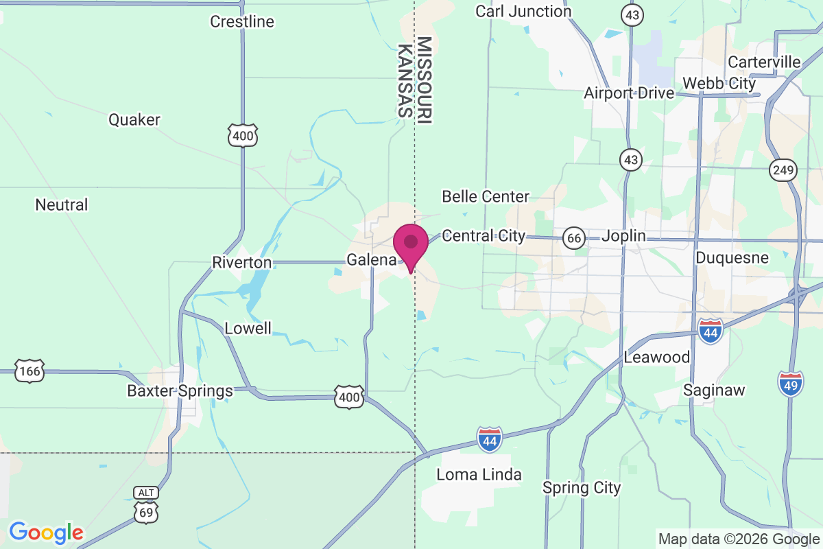 East Galena map