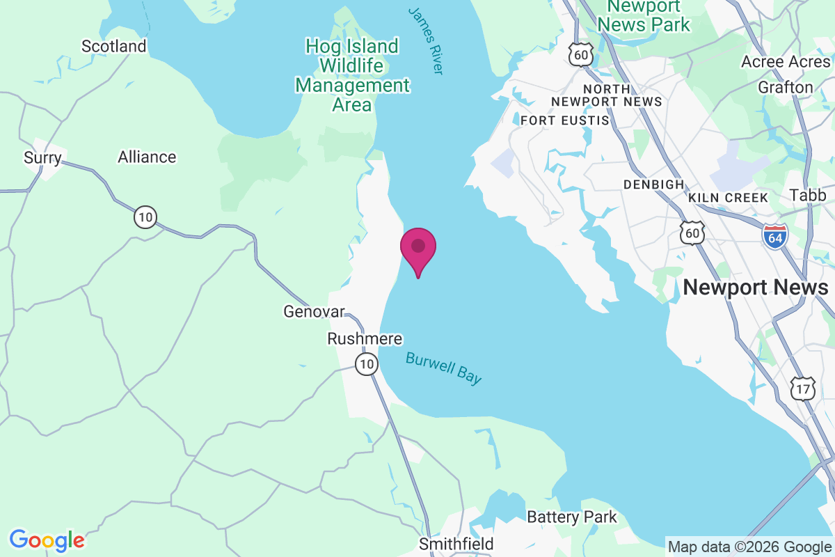 Rushmere Shores map