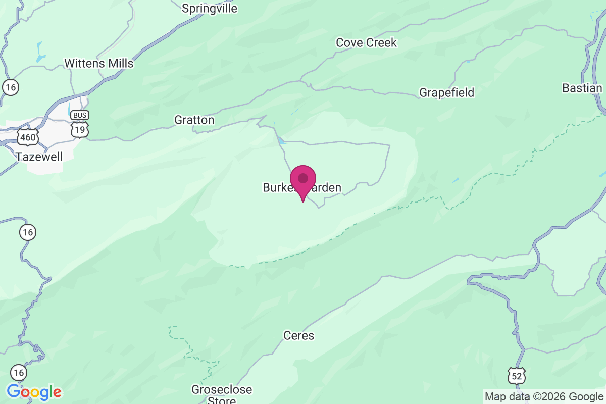 Burkes Garden map