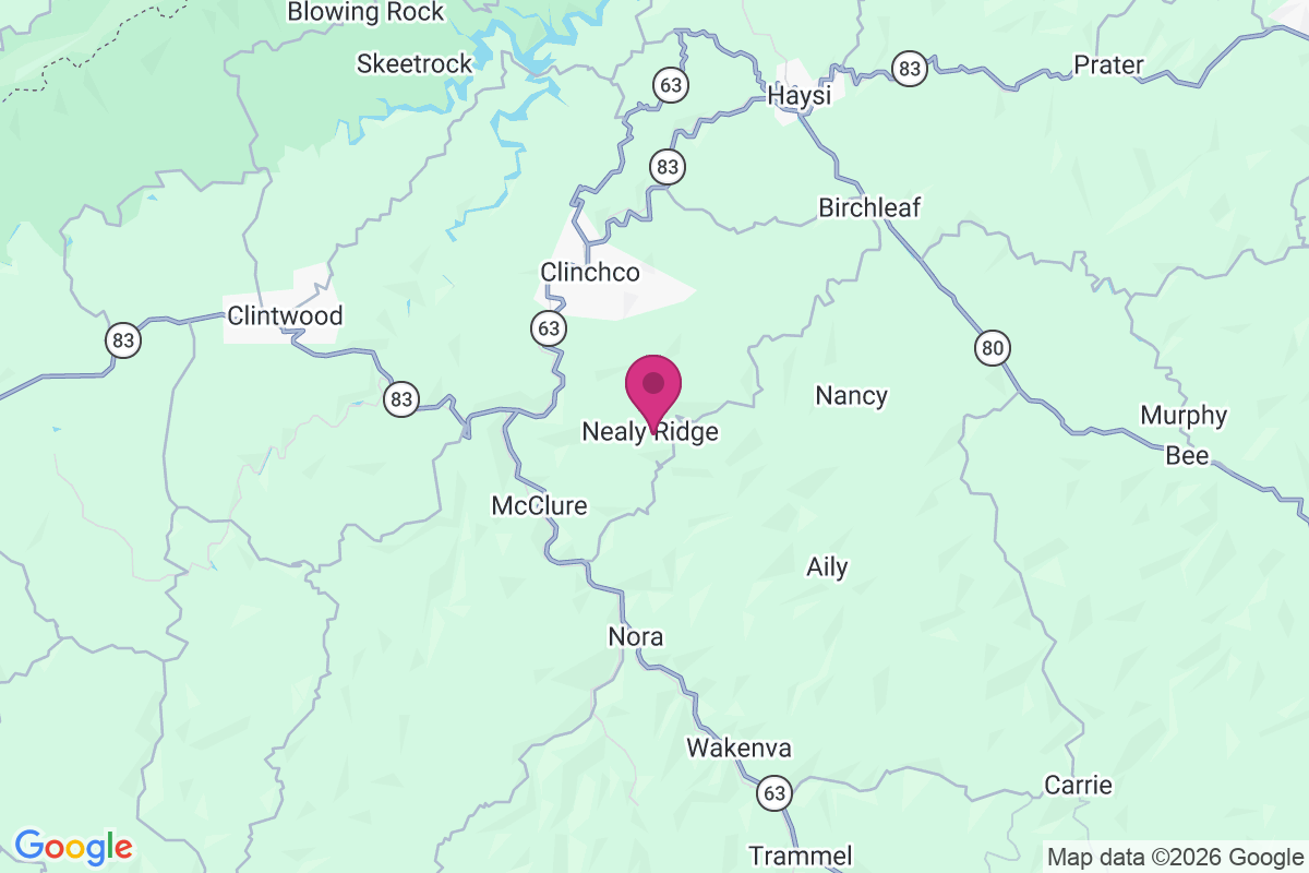 Nealy Ridge map