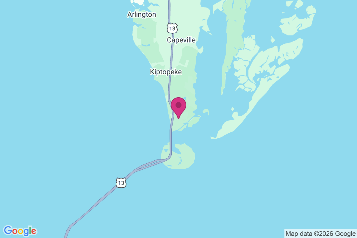 Kiptopeke map