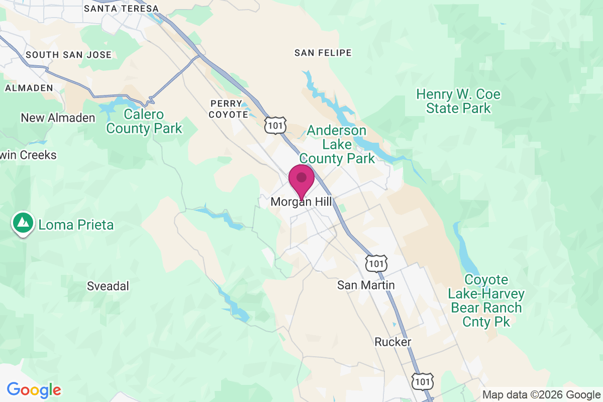 Morgan Hill map