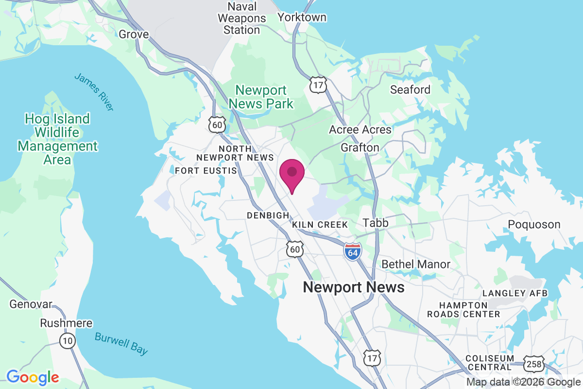 Fort Eustis map