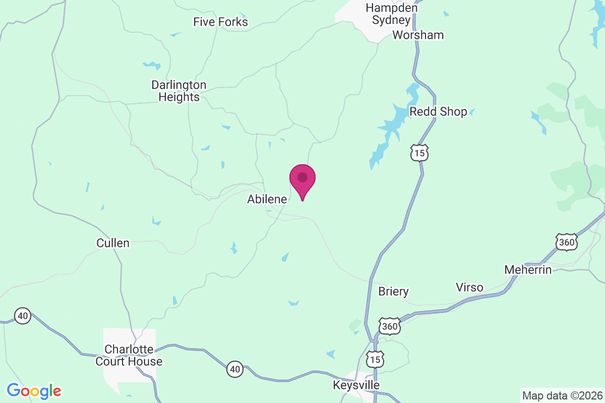 County Line Cross Roads map