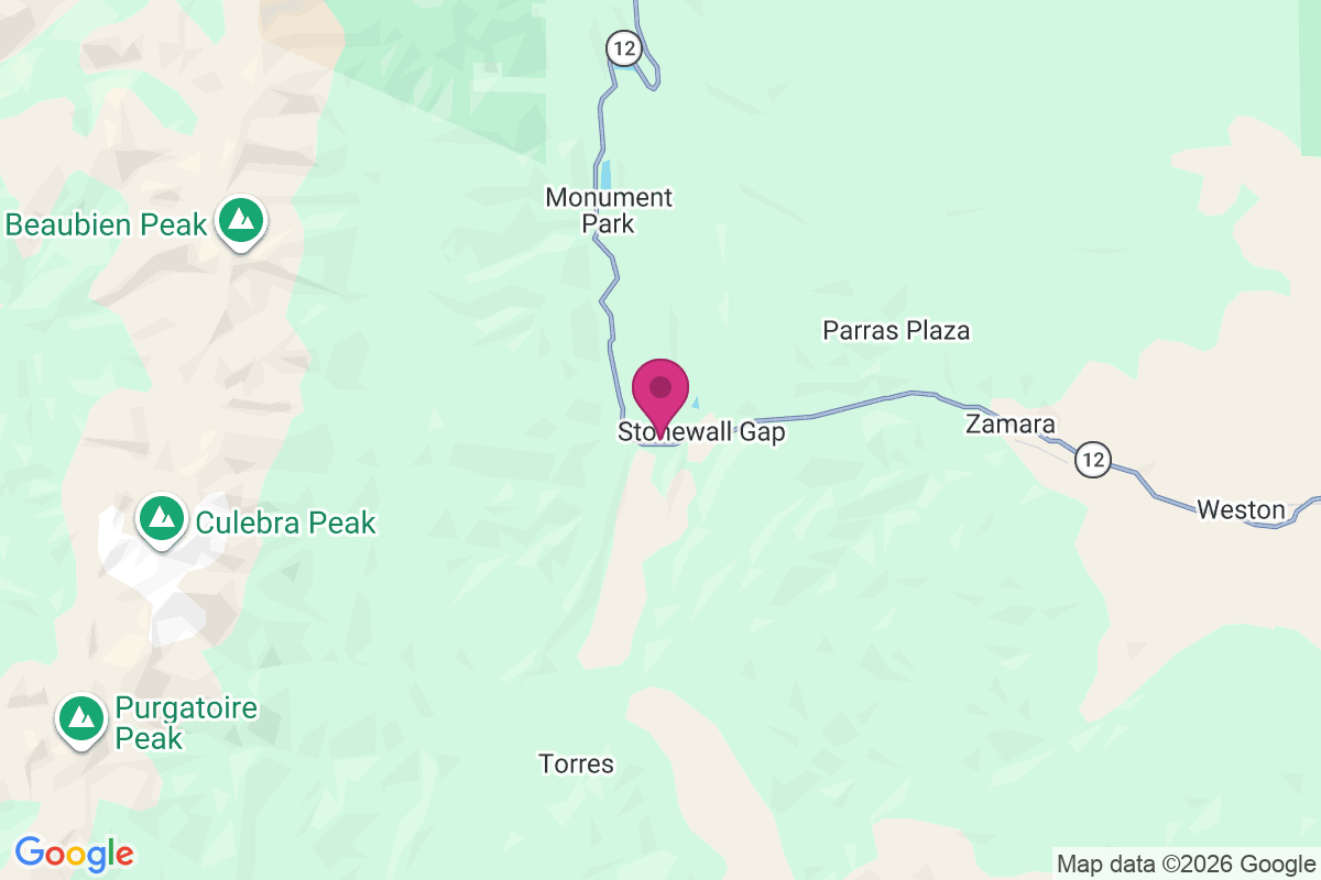 Stonewall Gap map