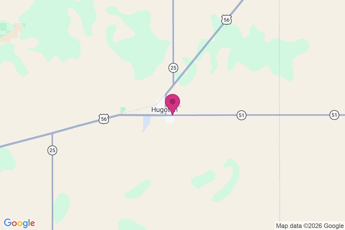 Hugoton map