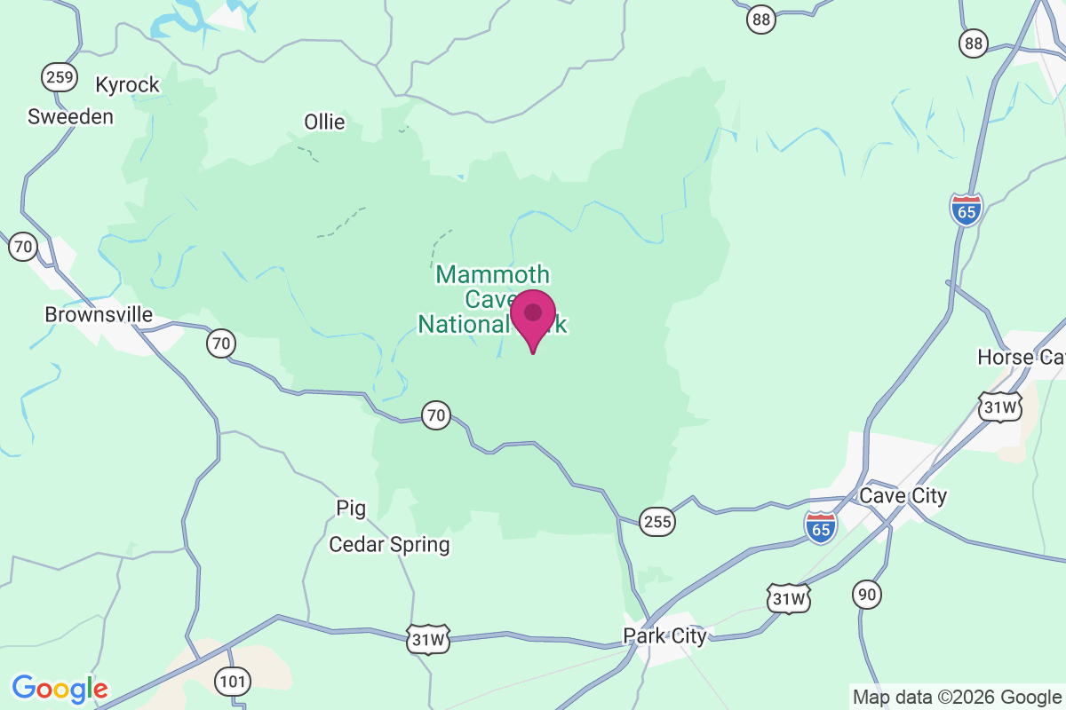 Mammoth Cave map